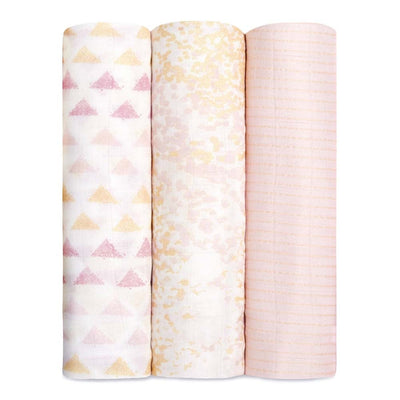 A&A Silky Soft Swaddle  3 pack