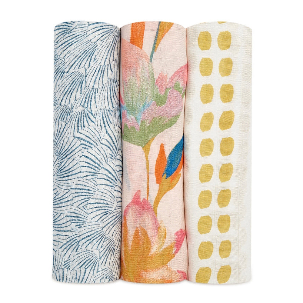 Aden & Anais Swaddle  3 pack