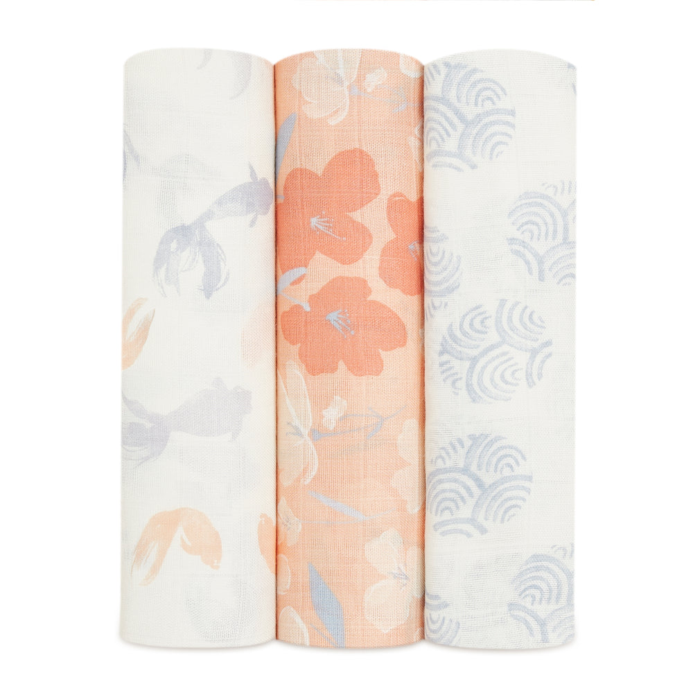 Aden & Anais Swaddle  3 pack