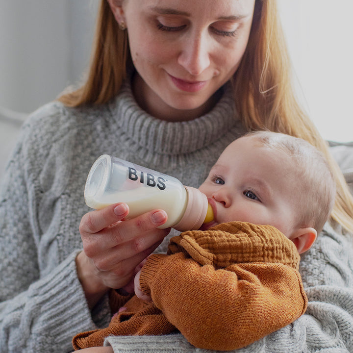 BIBS  Glass Baby Bottle Complete Set 240ml