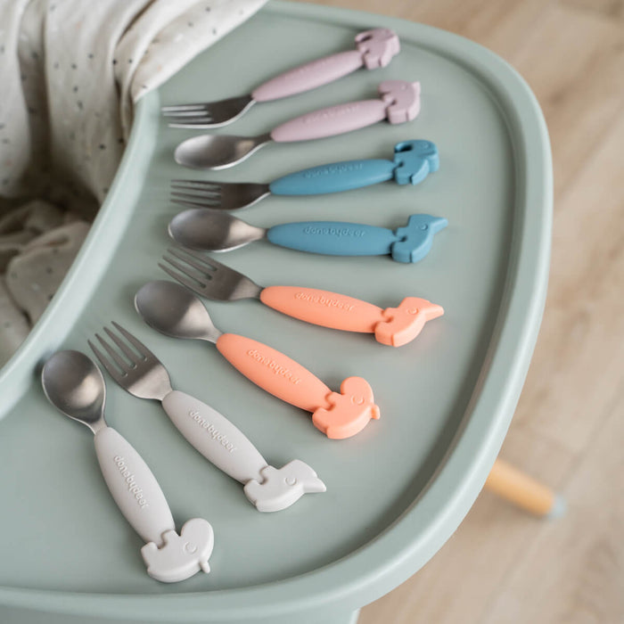 Easy-grip Spoon & Fork Set