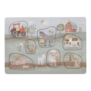 Ld Wooden Sounds Puzzle Little farm