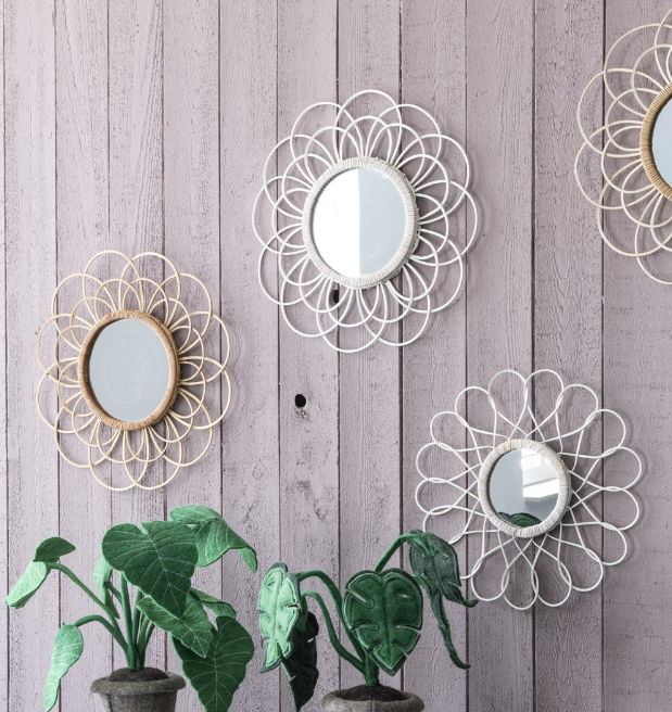 Mirror Sunny Bamboo 40 cm