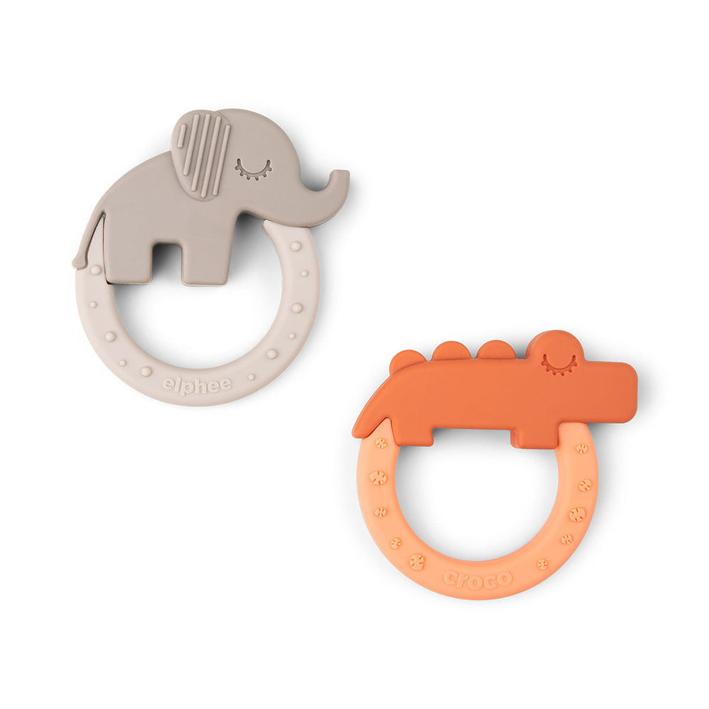 Teether 2- pack Deer Friends