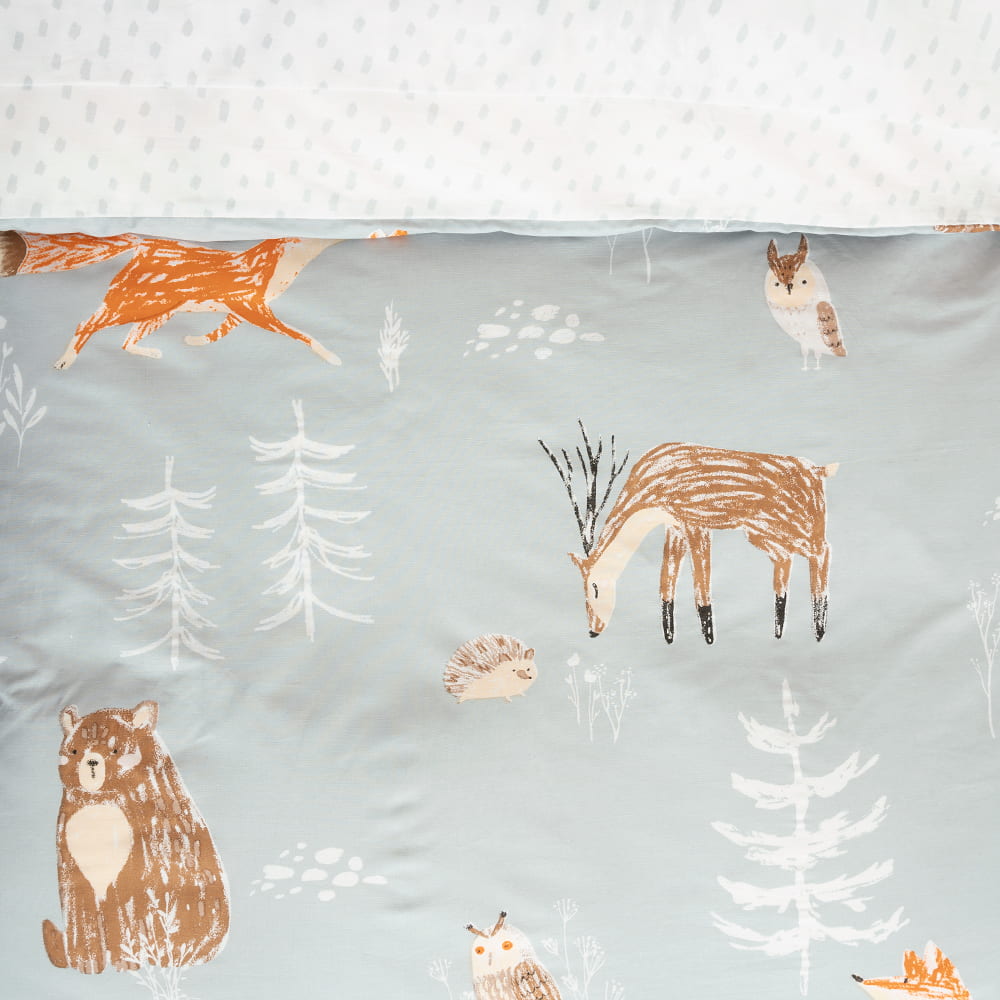 Duvet Cover Set Winter Woods