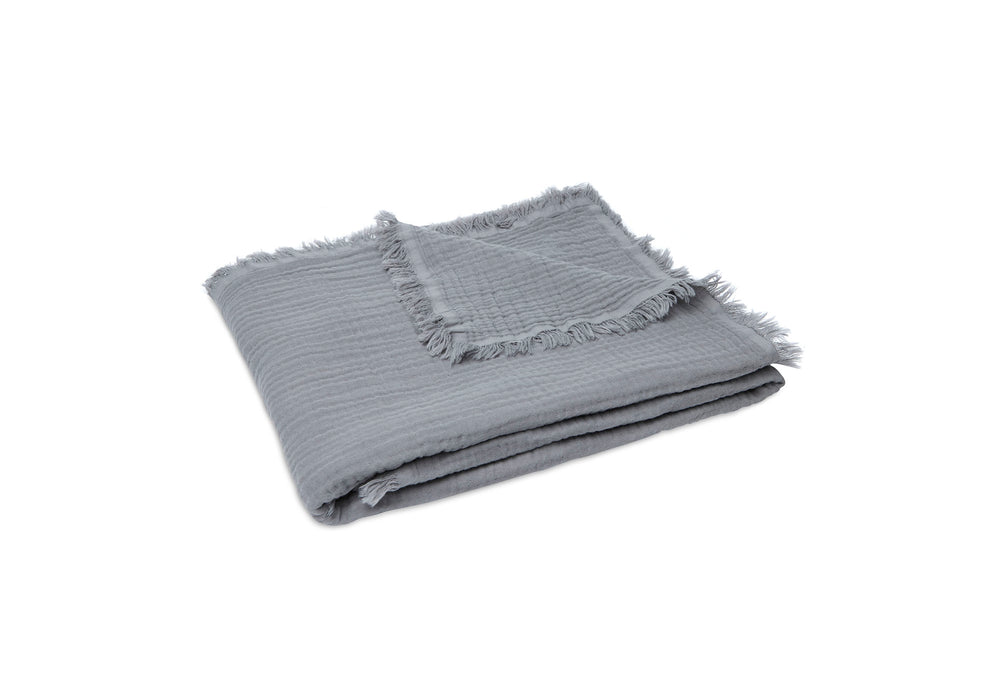 Blanket Muslin Fringe 120 x 120 cm