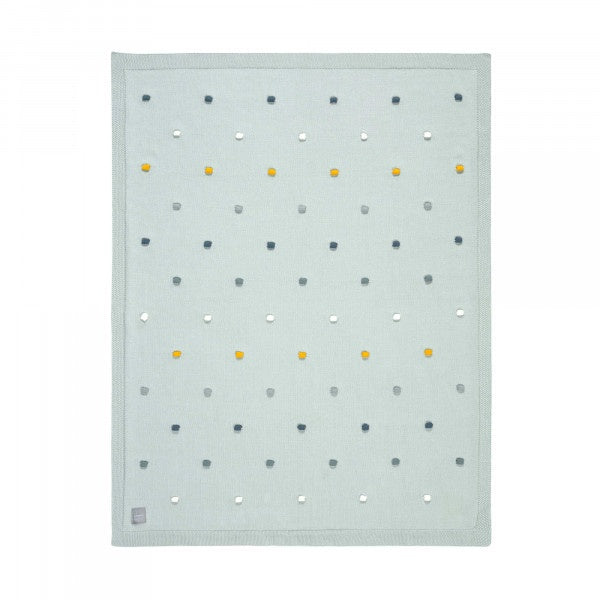 Lassig Knitted Blanket Dots 80x110cm