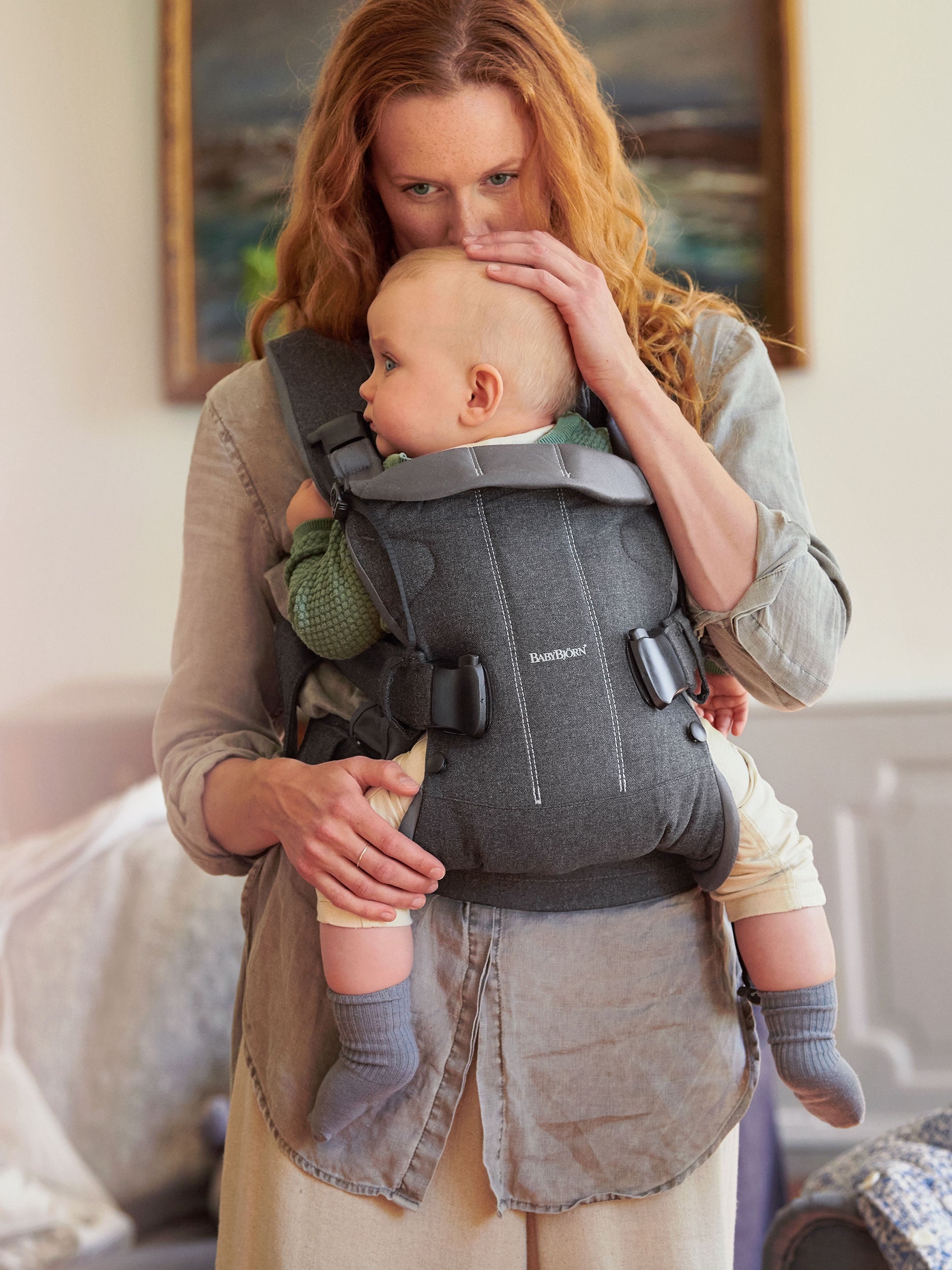BABYBJÖRN Baby Carrier One Kai ダークグレー BabyBjörn Baby Carrier One Woven Mix – Kids Living