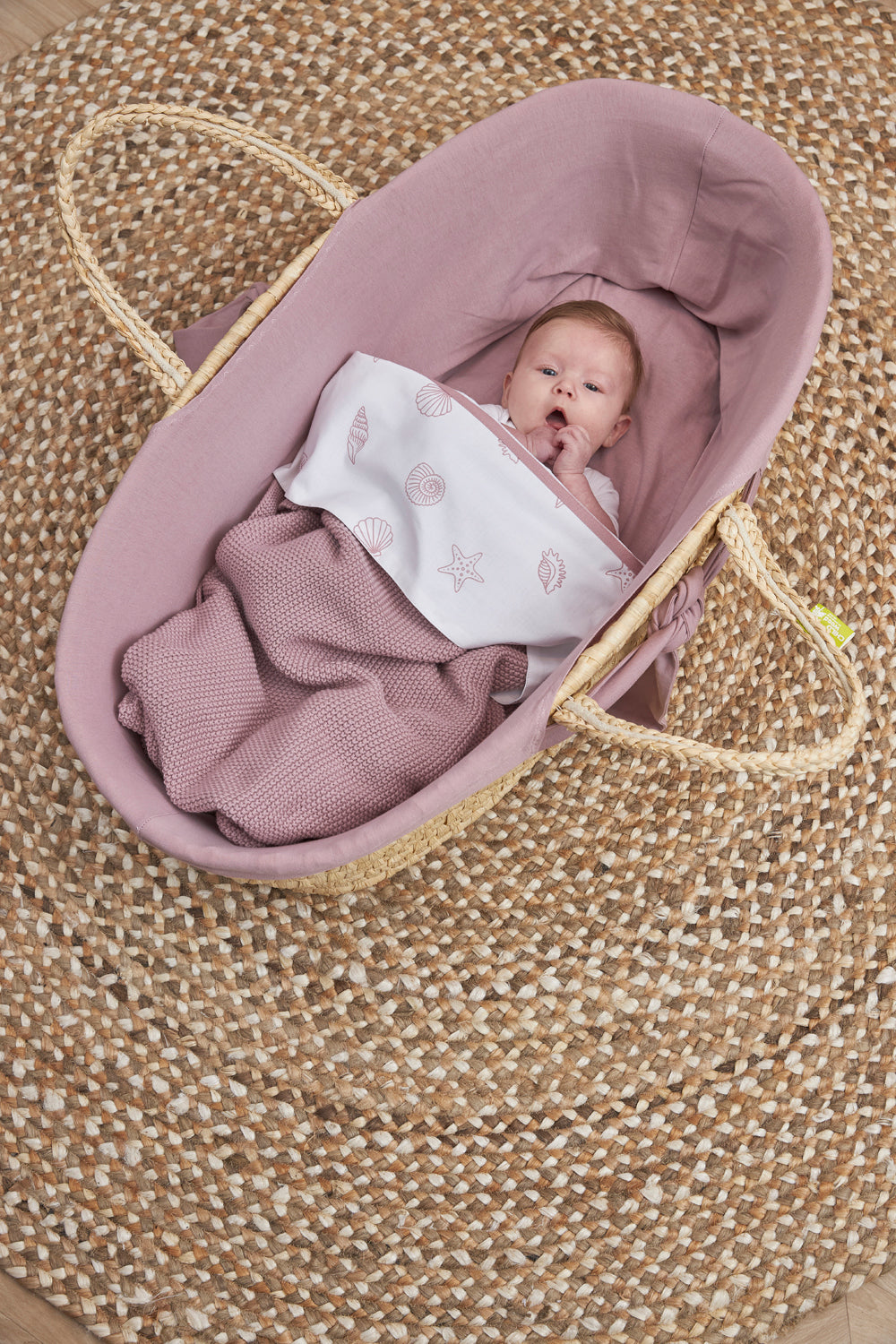 Organic Cot Blanket Mini Relief  100x150cm