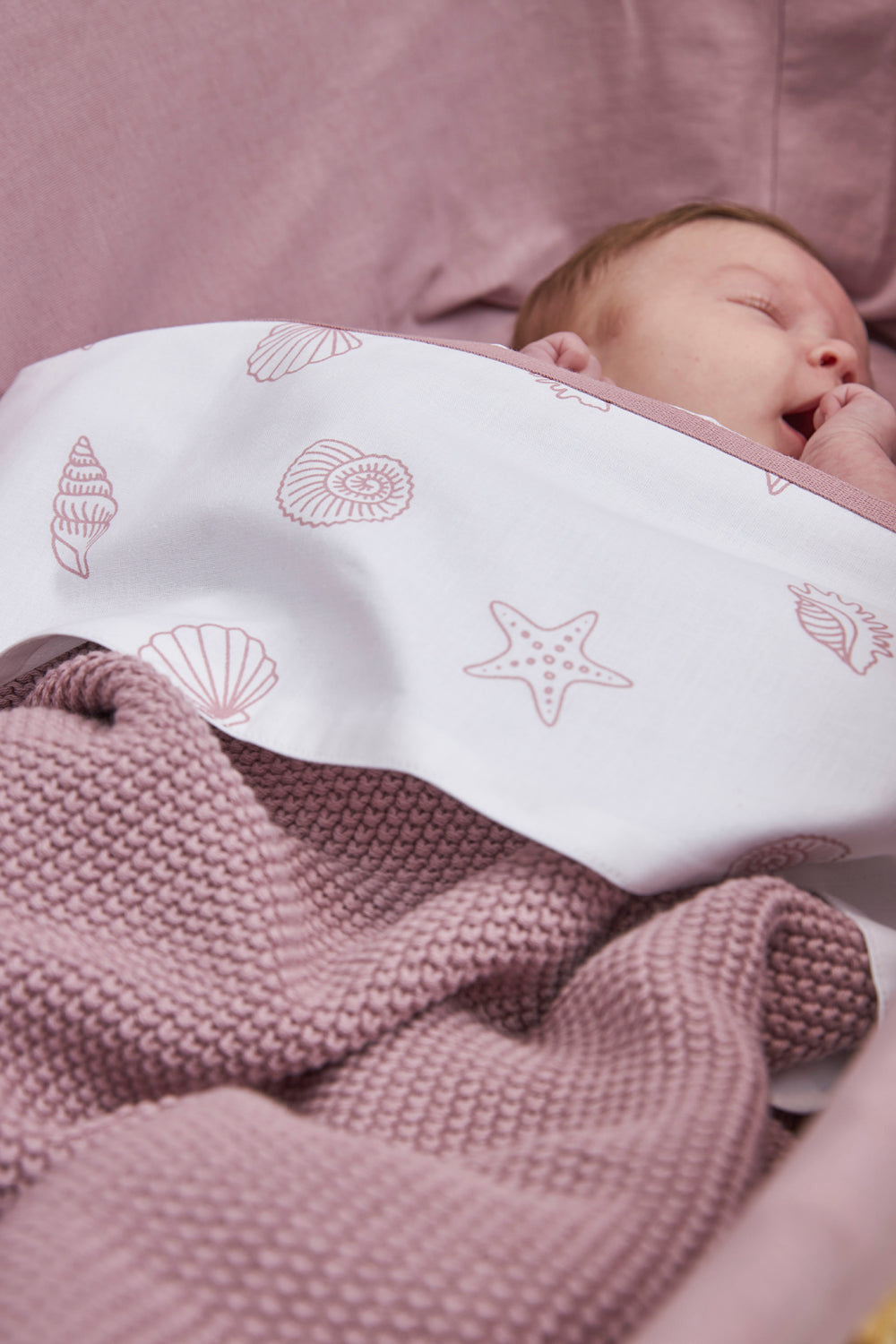 Organic Cot Blanket Mini Relief  100x150cm