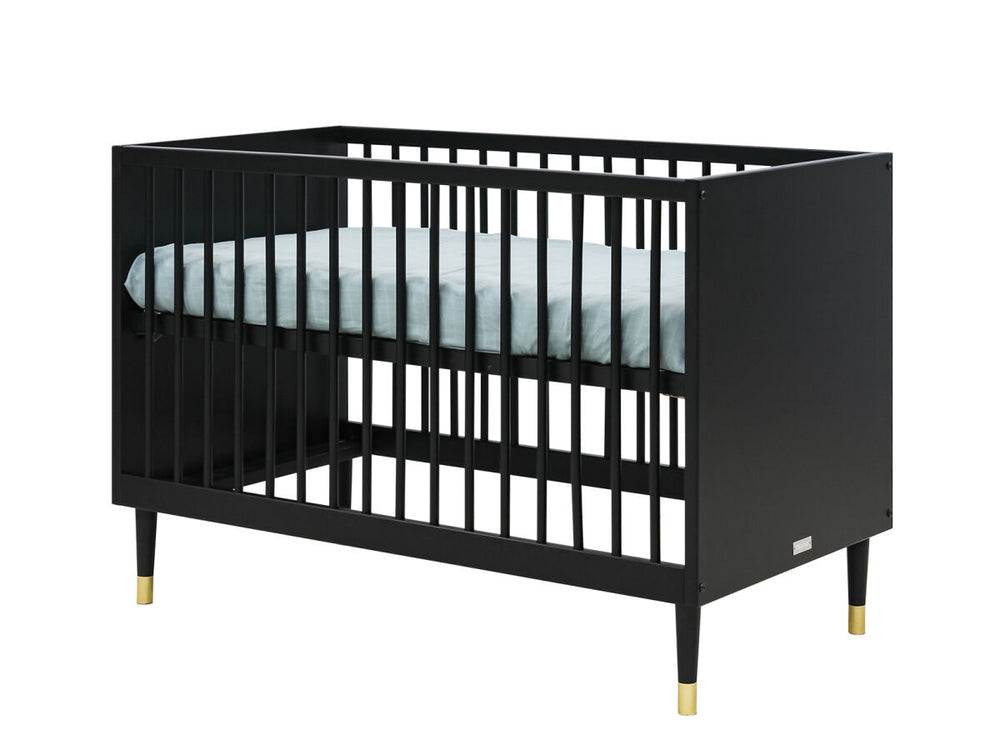 Cloë Cot Matt Black 120 x 60