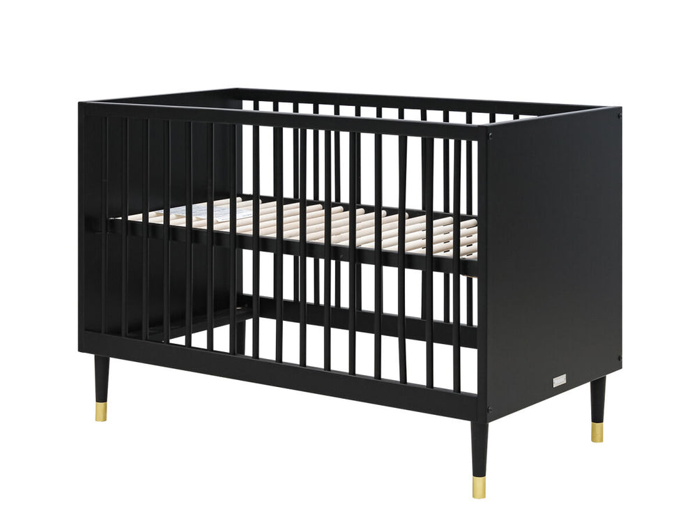 Cloë Cot Matt Black 120 x 60