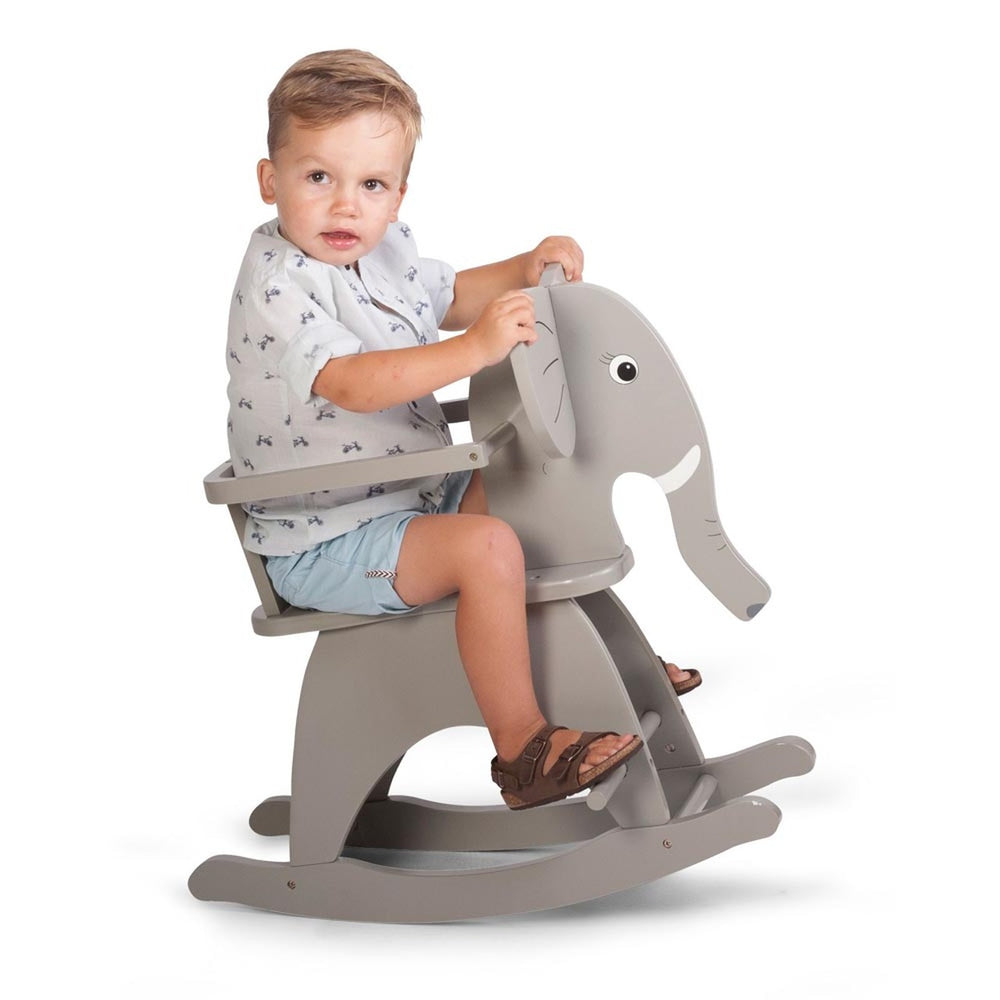 Childhome Rocking Elephant Grey + Brace