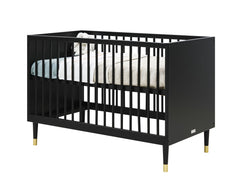 Cloë Cot Matt Black 120 x 60