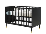 Cloë Cot Matt Black 120 x 60