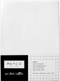 Meyco  Fitted Sheet 2 pack 120 x 60 cm