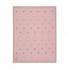 Lassig Knitted Blanket Dots 80x110cm