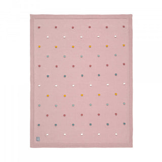 Lassig Knitted Blanket Dots 80x110cm