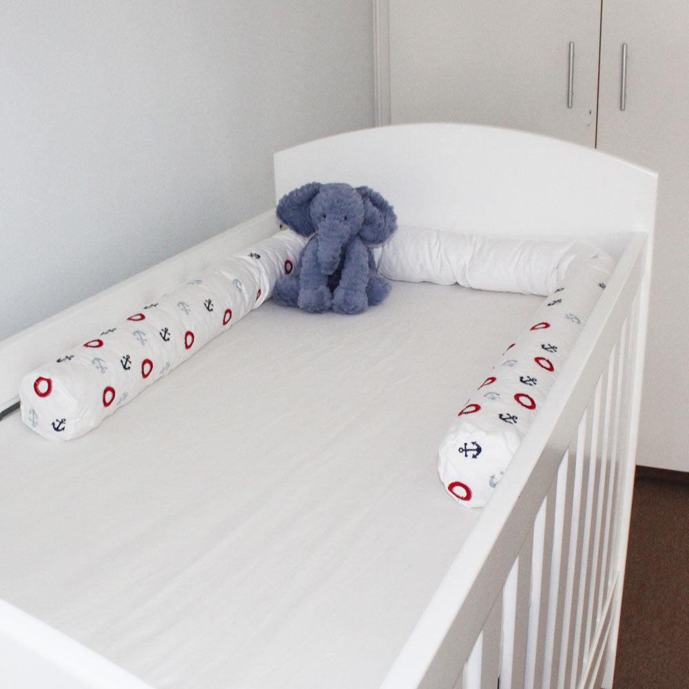 Babes & Kids Cotbumper Cover Embroidered