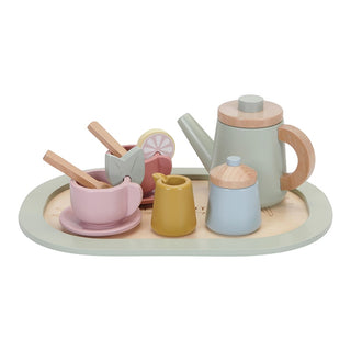 LD wooden tea set multi colour