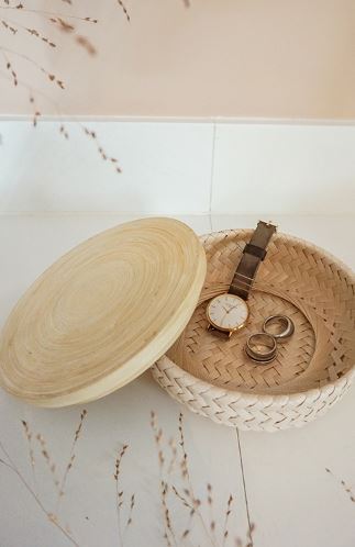 Wonder Basket Plus Bamboo Lid small