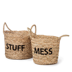 Basket Set of 2 Messy Stuff