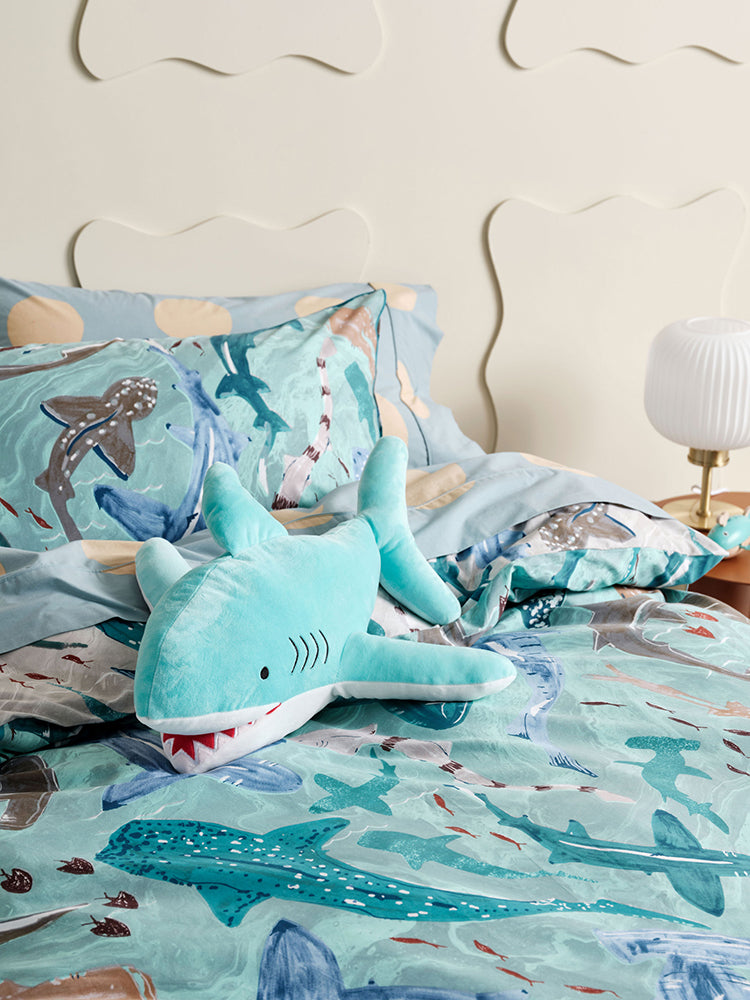 Duvet Cover Set Shark School