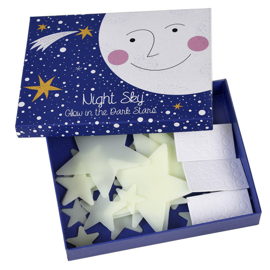 Box of 30 Glow In The Dark Stars Stickers